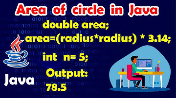 find area of circle in java | interview coding questions