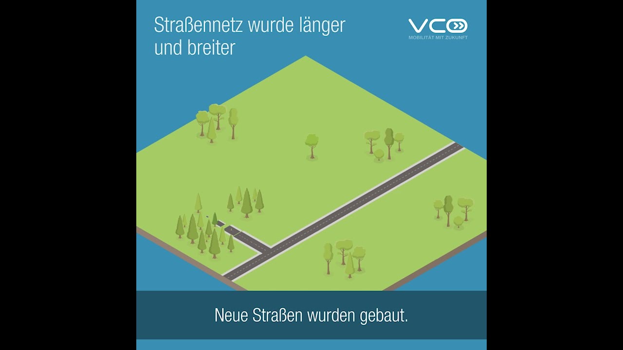 Der Flächenverbrauch des Verkehrs hat massiv zugenommen