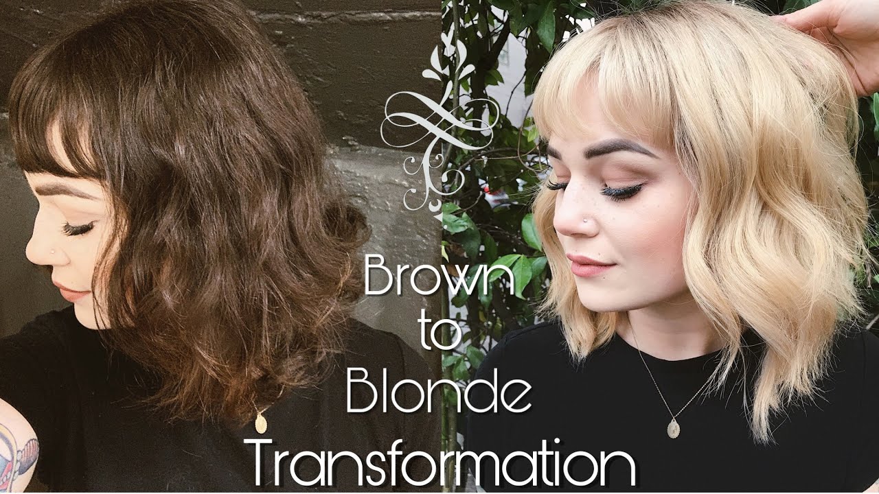 Blonde Hair with Brown Streaks: Before and After Transformations - wide 4