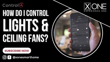 CONTROL4 - HOW DO I CONTROL LIGHTS AND CEILING FANS