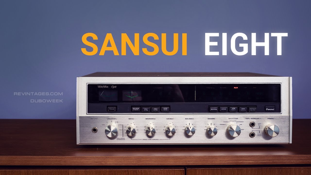 ＳＡＮＳＵＩ　RⅡ　ステレオレシーバー Vintage amp Classic Sansui Eight Deluxe detailed sound