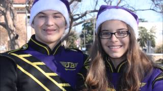Jack Britt Marching Buccaneers in the 2014 Fayetteville Rotary Christmas Parade candids