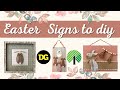 NEW Easter Spring home decor signs you can DIY 🌸🐇