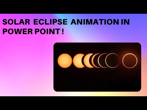 Solar Eclipse Animation in Ms PowerPoint! - YouTube