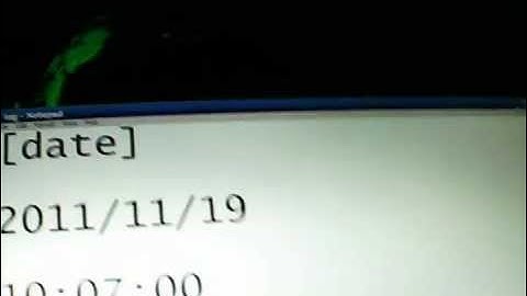 MD80 D005 Time Stamp Set or Remove