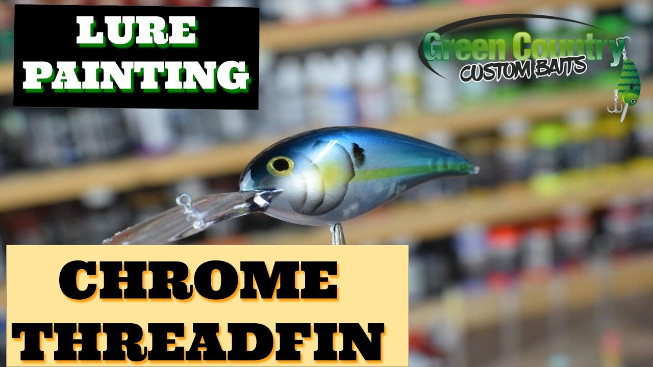 CHROME THREADFIN LURE PAINTING TUTORIAL YouTube