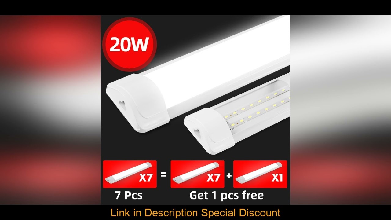 T5 T8 Led Tube Light 220V 30cm 60cm 120cm Wall Lamp Bulb Light Lampada 20W Tobe lampa 2FT 4FT For H