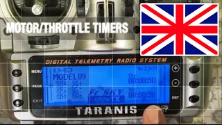 FrSky Taranis / OpenTx Crumbs - Throttle/Motor Timer