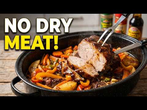 ✅PERFECTLY TENDER JAMAICAN BAKED PORK SHOULDER - NO DRY MEAT!#food #tastyfood