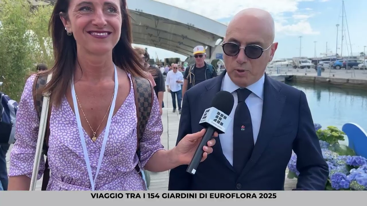 Euroflora 2025, viaggio tra gli spazi verdi con il presidente del Porto Antico Mauro Ferrando