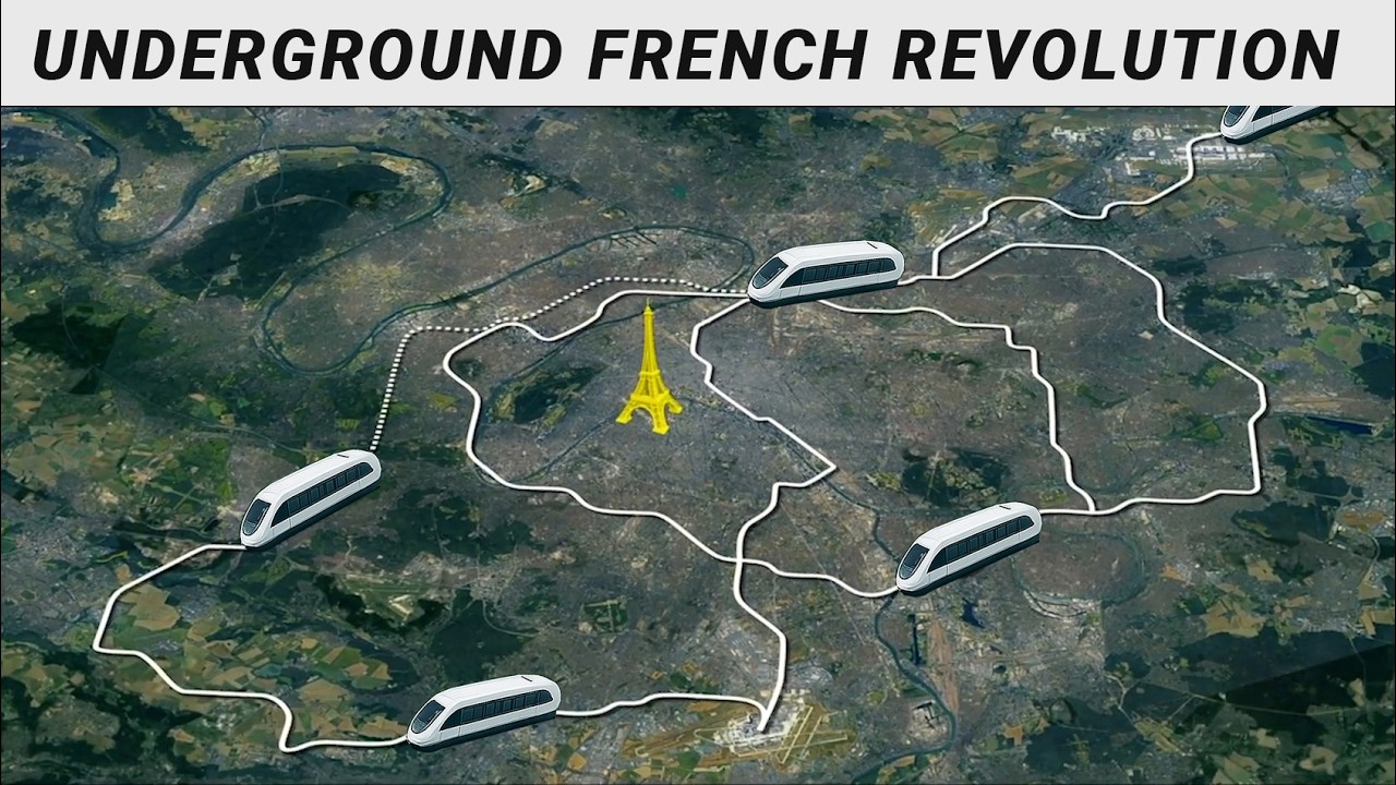 Париж строит метро размером с небольшую страну