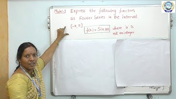 M III UNIT III PART 03.  FOURIER SERIES AND FOURIER TRANSFORMS