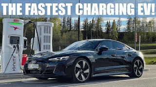 Audi ETron GT 1080% SOC Charging Speed & Time Test!