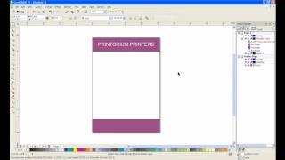 creating master layer in coreldraw