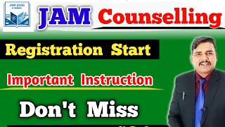 Important Instruction for iit jam counselling process 2026 🎉📌📌