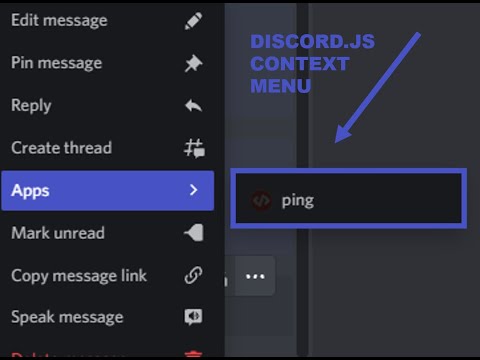 How to make a discord.js v13 bot with slash, context menu and command handlers, | 1 |