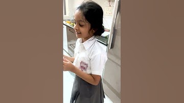 Yummy Yummy School Lunch Banaya Dhwani Ne 🏫 🥪  Cute Sisters VLOGS #minivlog #ashortaday #shorts