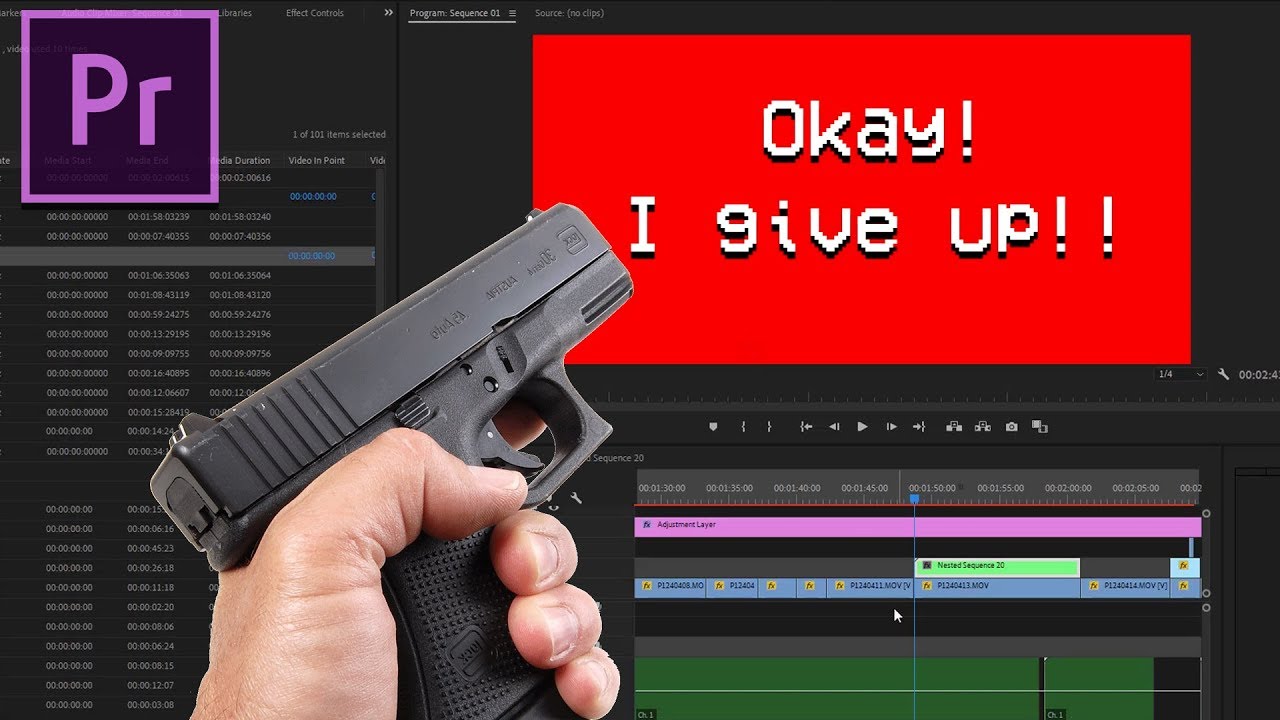 How to fix red screen media offline in Premiere Pro 