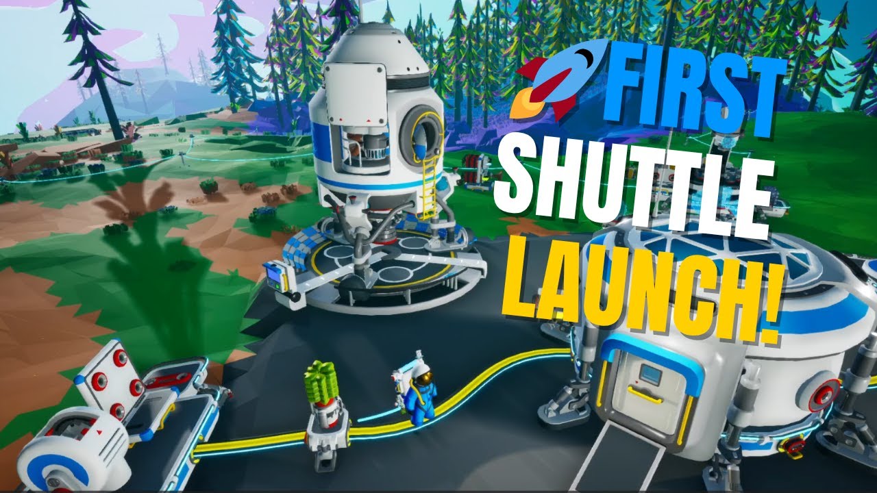 Astroneer: My First Shuttle Ride to Another Planet!