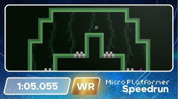 Micro Platformer - Tutorial Speedrun in 1:05.055