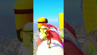 GTA 5: Spider-Man vs Minions vs Superheroes -Ultimate Battle.Ep 71 #spiderman #minions #hulk