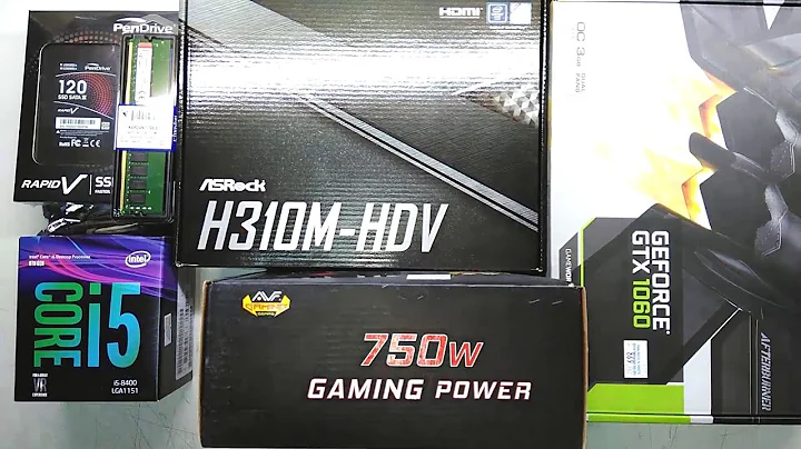 intel Core i5 8400 Asrock H310M-HDV msi GEFORCE GTX 1060 750W Gaming Power - 天天要聞