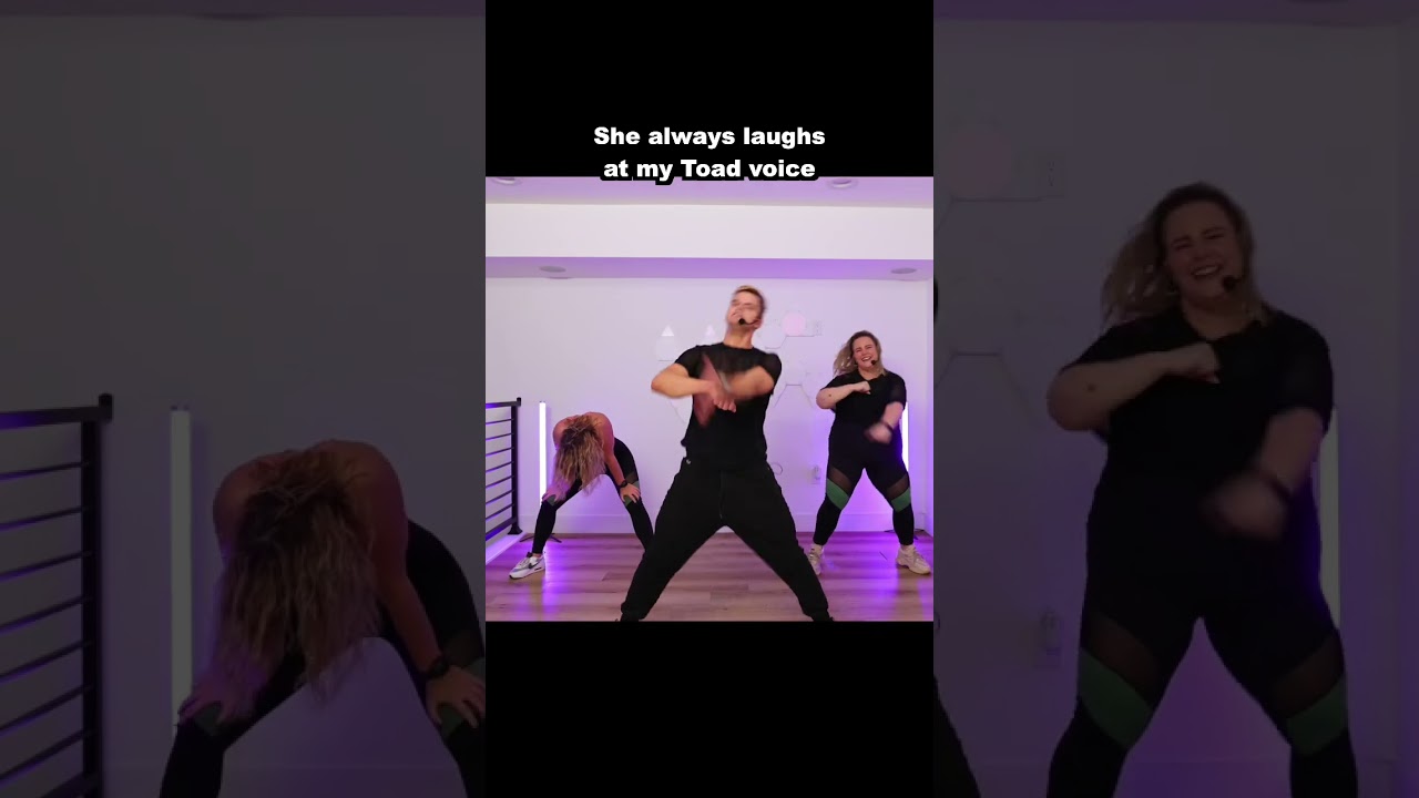 Making my backup dancer laugh 