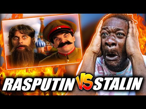 A BATTLE ROYALE! | Rasputin vs Stalin. Epic Rap Battles of History (REACTION)