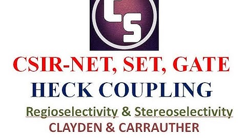 CSIR NET SET GATE - HECK COUPLING REACTION (CARRUTHERS & CLAYDEN EX)