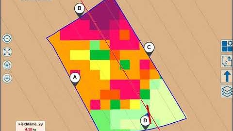 Raven CR12 - ISObus Variable Rate Application map