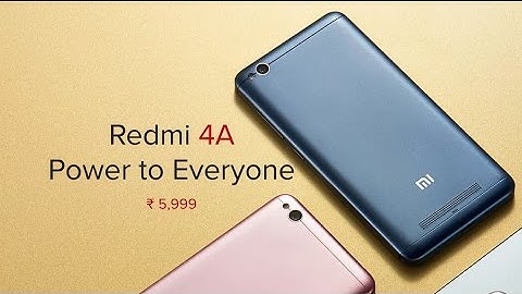Xiaomi Redmi 4A - Unboxing And Quick Look