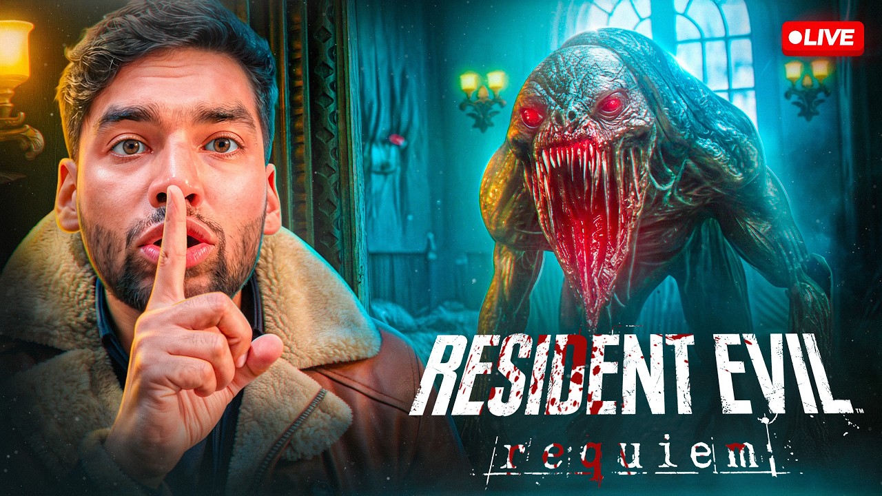 🔴Resident Evil Requiem PS5 Hindi Gameplay LIVE  | LEON IS BACK !!!!! |  Horror Begins