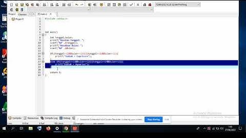 UAS Pengantar Coding. Program menentukan zodiak berdasarkan tanggal dan bulan menggunakan bahasa C