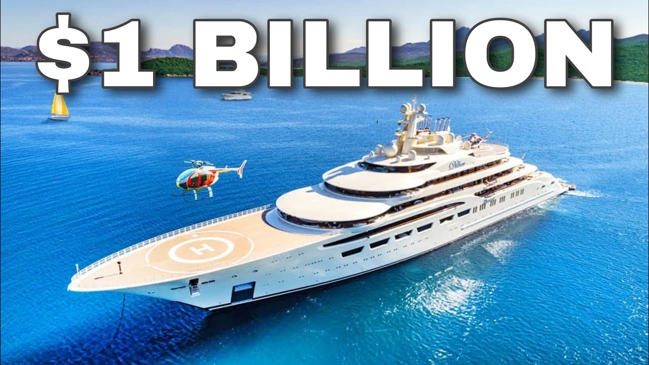 1 billion dollar golden yacht