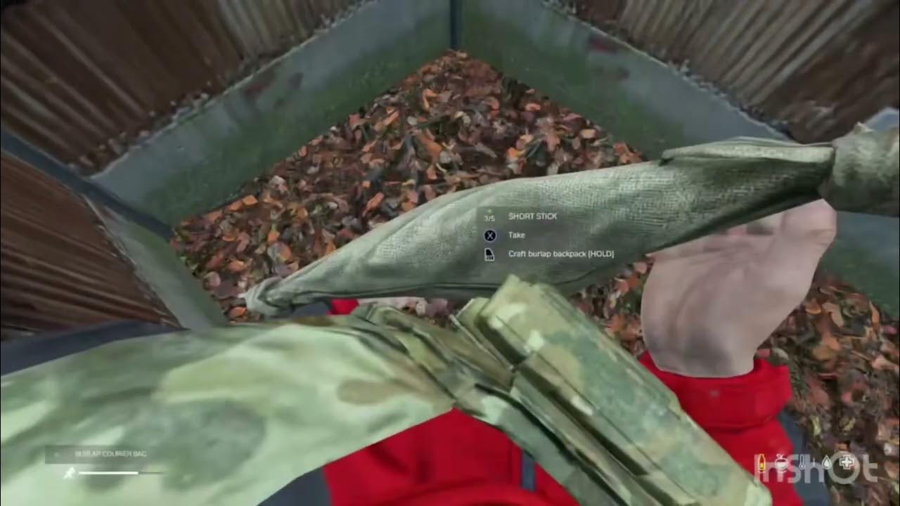 How to create a burlap backpack in Dayz YouTube