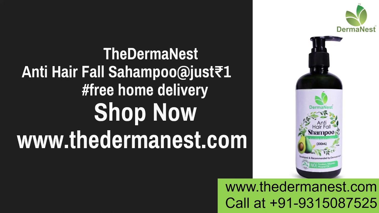 TheDermaNest - Anti Hair Fall Shampoo |  Cheapest Shampoo In India | Shampoo In 1Rs