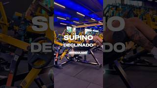 Supino declinado articulado #treinodepeito #academia #turorial