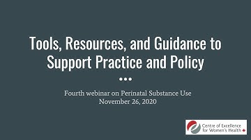 Tools, Resources and Guidance to Support Practice and Policy