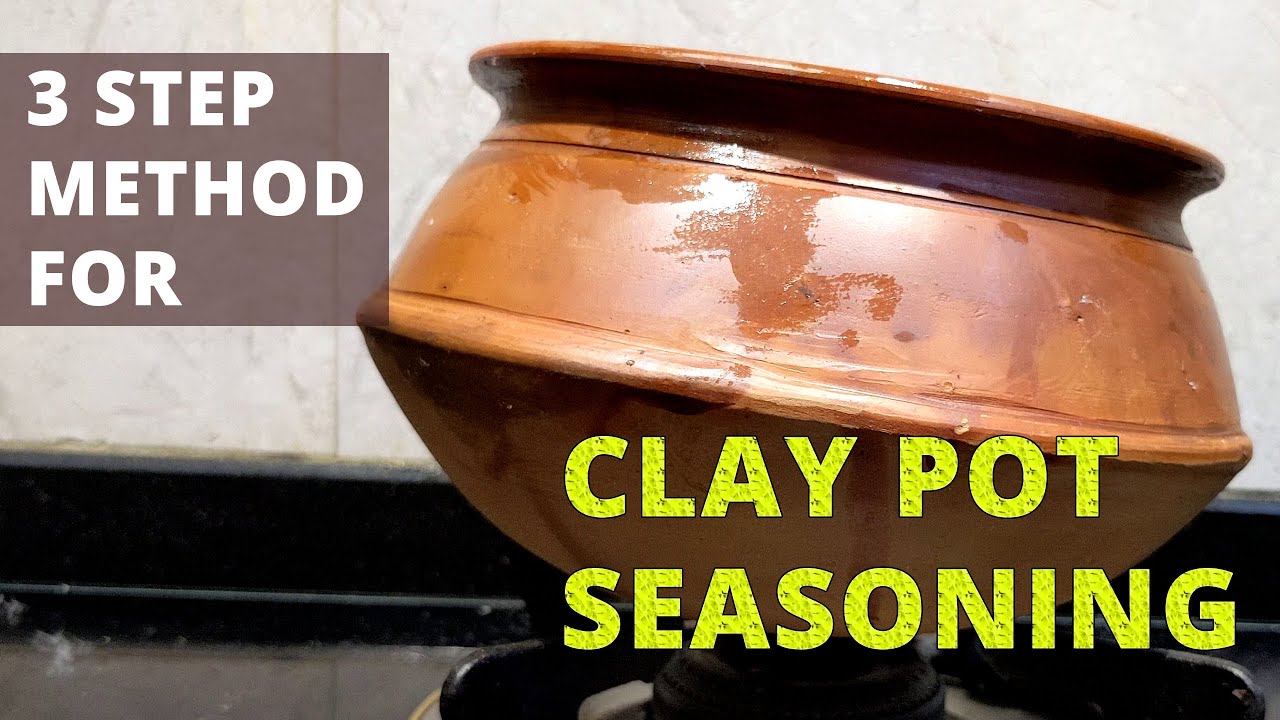 How to Season Mud Pot Clay Pot Seasoning on Gas Stove YouTube
