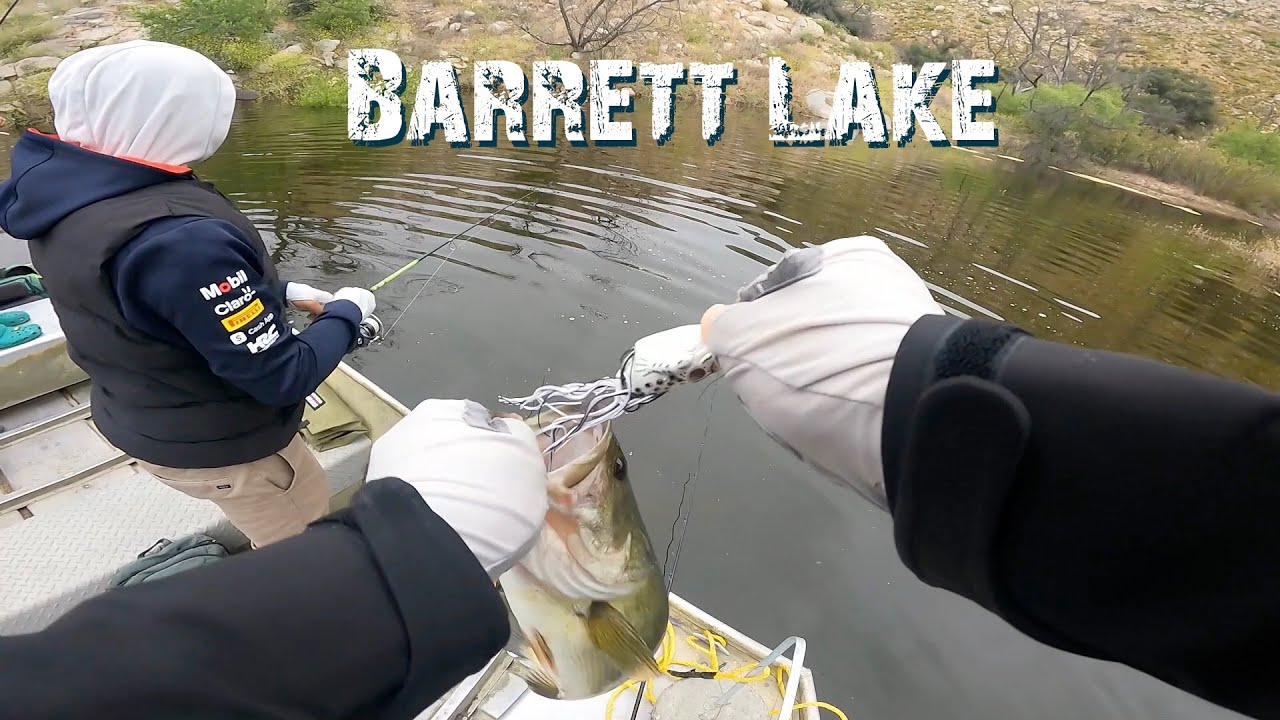 Fishing with friends Barrett Lake, Ca YouTube