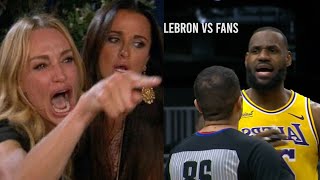 Lebron James VS Courtside Karens (and Fans)