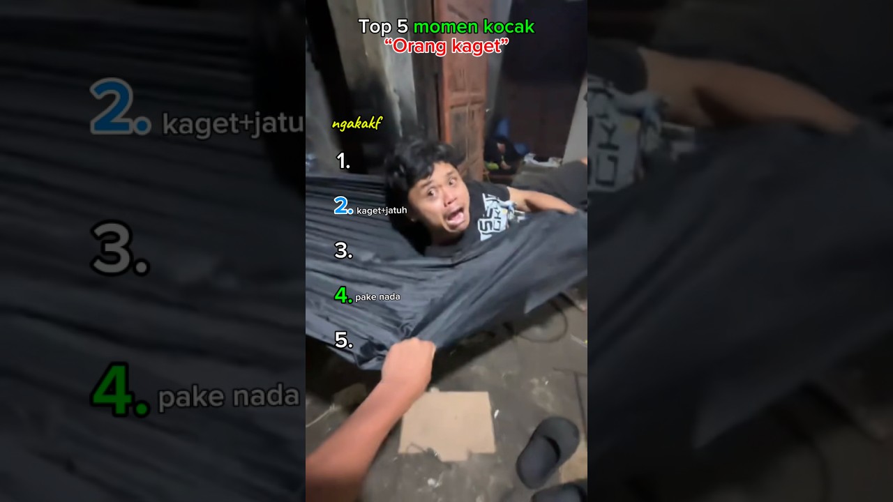 “Top 5 momen orang kaget ngakak banget”😭🤣🤣#shorts
