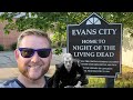 NIGHT OF THE LIVING DEAD 1968 Filming Locations EVANS CITY PA - Jordan The Lion Travel Vlog
