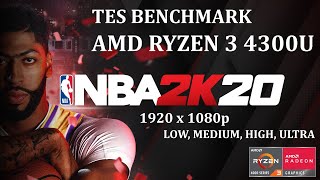 NBA 2K20 - Ryzen 3 4300U - Gaming Test - Lenovo Ideapad Slim 3