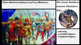 Perry 28mm plastic medieval miniatures.  War of the Roses