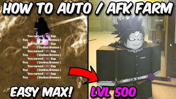 NEW CODES! Easy MAX LEVEL! How to Auto / Afk Farm with Mist Breathing in Slayers Unleashed (Roblox)