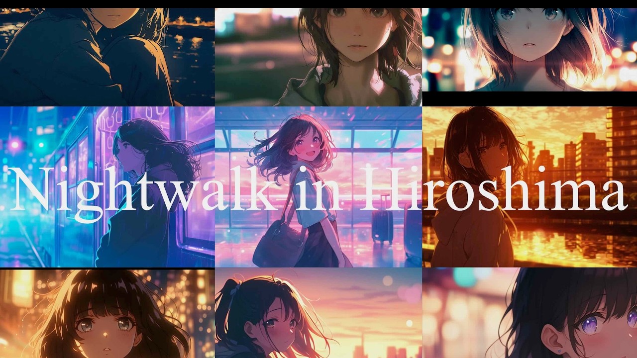 Waddles - Night Walk in Hiroshima – 9-Song City Pop Mix|#CityPop #nightwalk #lofi #nightdrive
