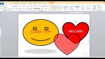 Class 5 Inserting Objects in Word
