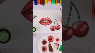 Lip drawing easy step by step for beginners using ARdrawing app #drawing #draw #art #artist