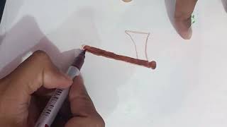 watch how number 7 turns into a simple and easy axe #simpledrawing #easydrawing #numberdrawing #axe